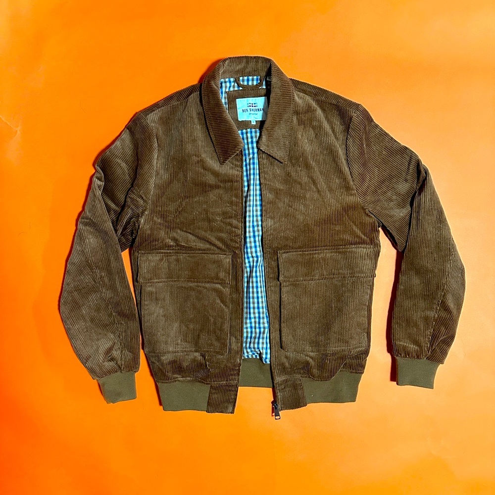 Ben Sherman corduroy bomber jacket